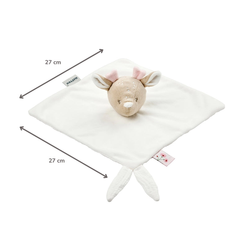 Nattou Fanfan Doudou Deer Off White Comforter