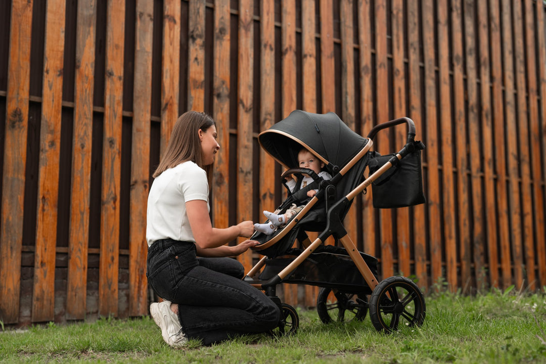 Lorelli Viola 3in1 Travel System Inc Spirit Car Seat - Black (2025)