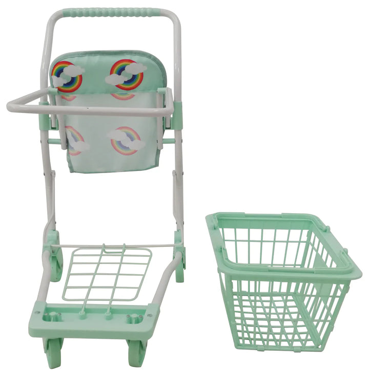 Roma Rupert Doll’s Shopping Trolley - Mint