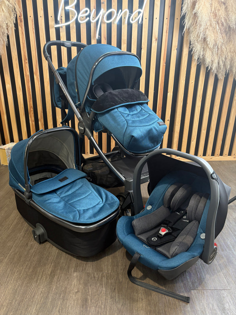 PRE LOVED Babystyle Oyster3 Travel System - Kingfisher