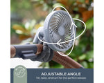 Dreambaby Smart Grip Fan With Cover - Grey