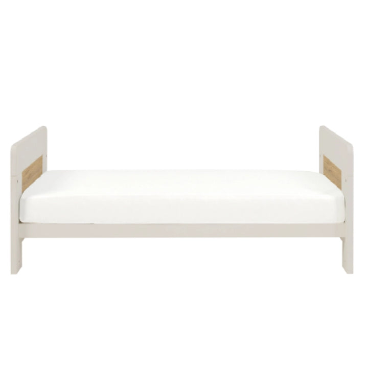 Tutti Bambini Alba Mini Cot Bed - White Sand & Distressed Oak