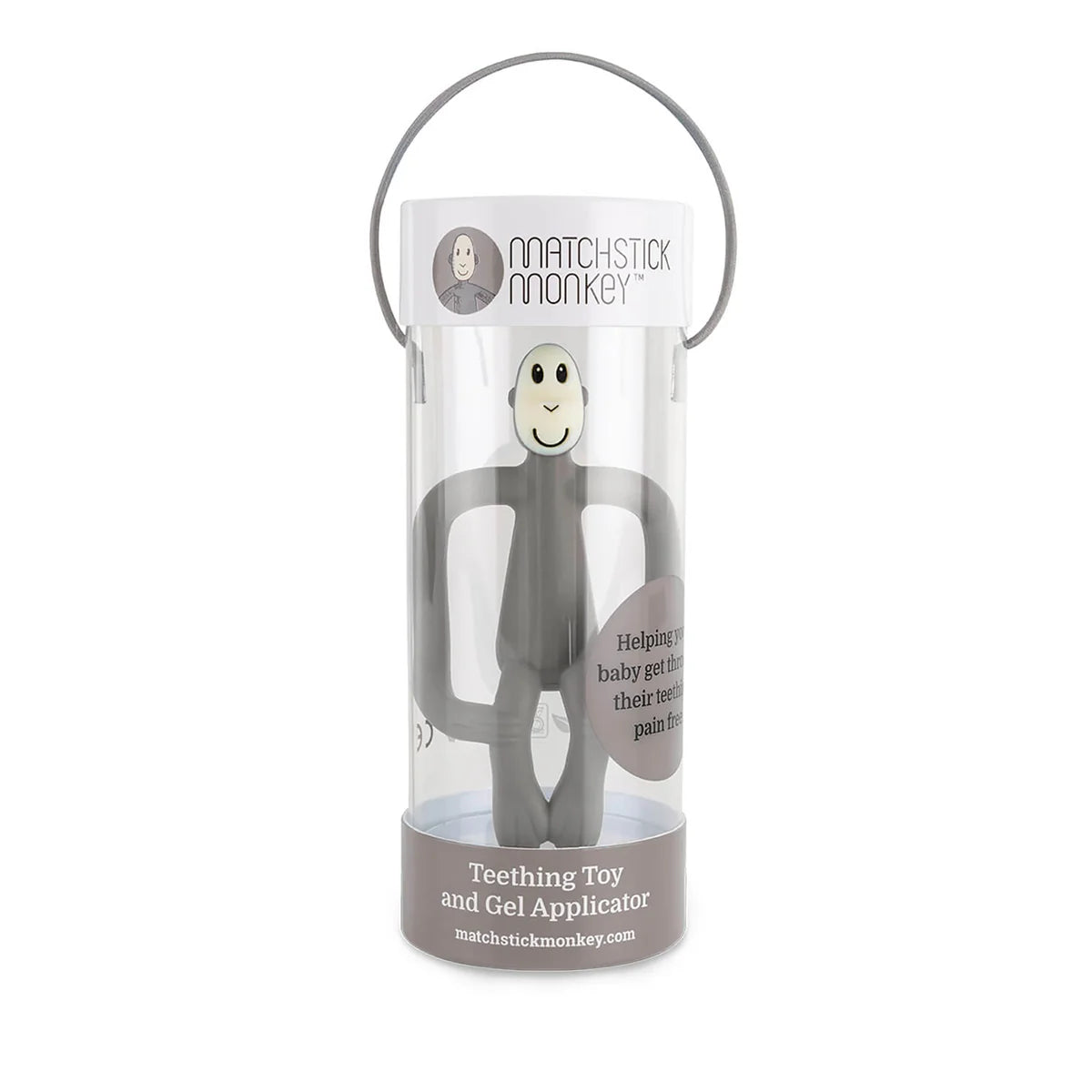 Matchstick Monkey Original Teething Toy  - Grey