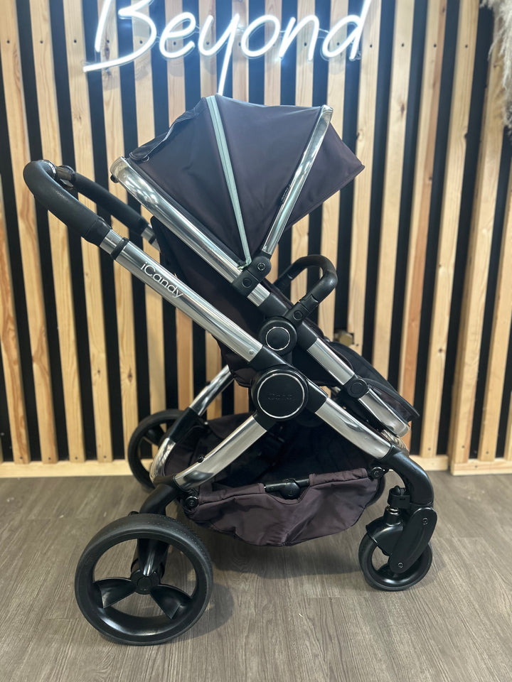 PRE LOVED iCandy Peach 5 2-in-1 Travel System - Beluga Grey