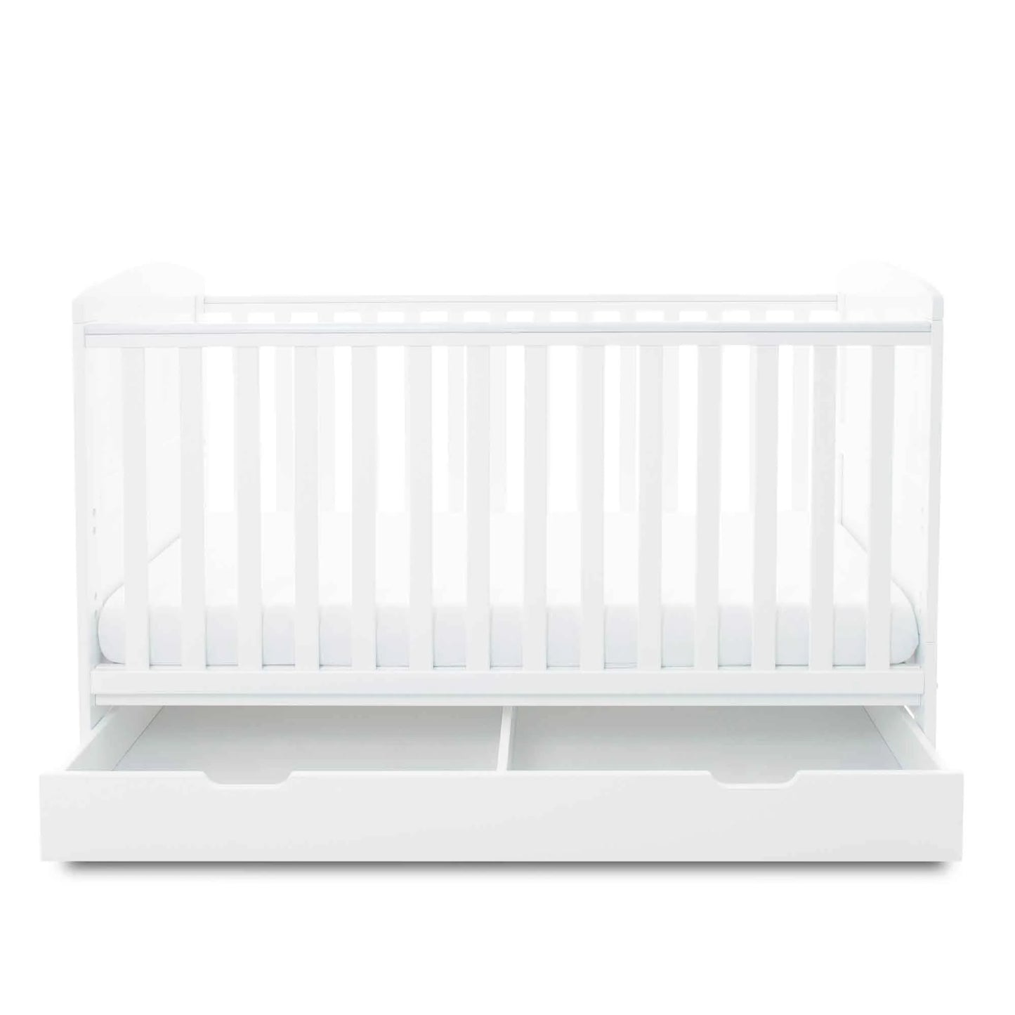 Ickle Bubba Coleby Classic Cot Bed, Under Drawer + Changing Table