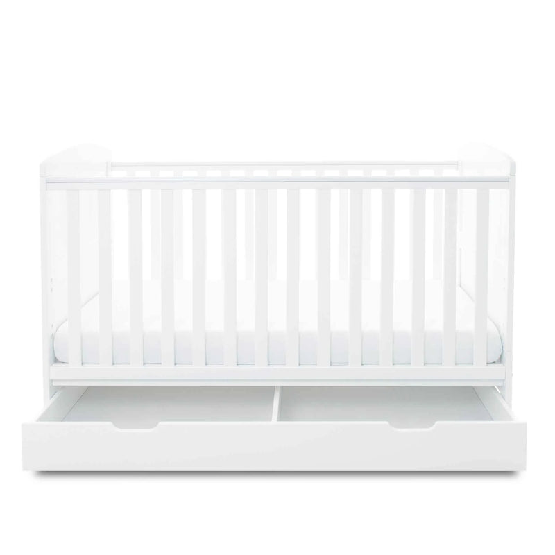 Ickle Bubba Coleby Classic Cot Bed, Under Drawer + Changing Table