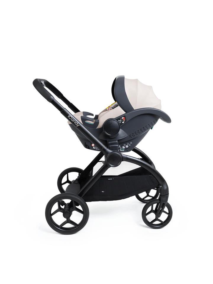 iCandy Core2 Complete 360 Car Seat Travel System Bundle - Sandstone