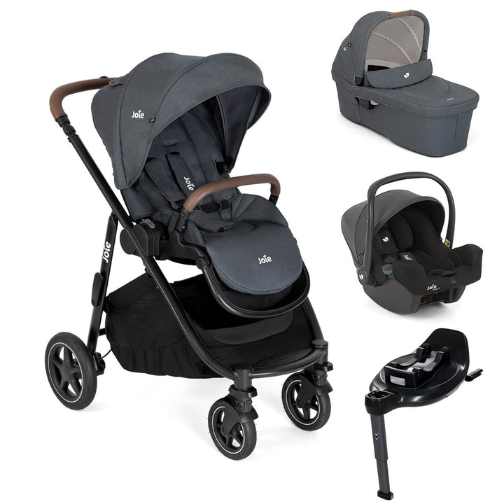 Joie Versatrax On The Go Encore Travel System with i-Snug 2 and Encore Isofix Base - Moonlight