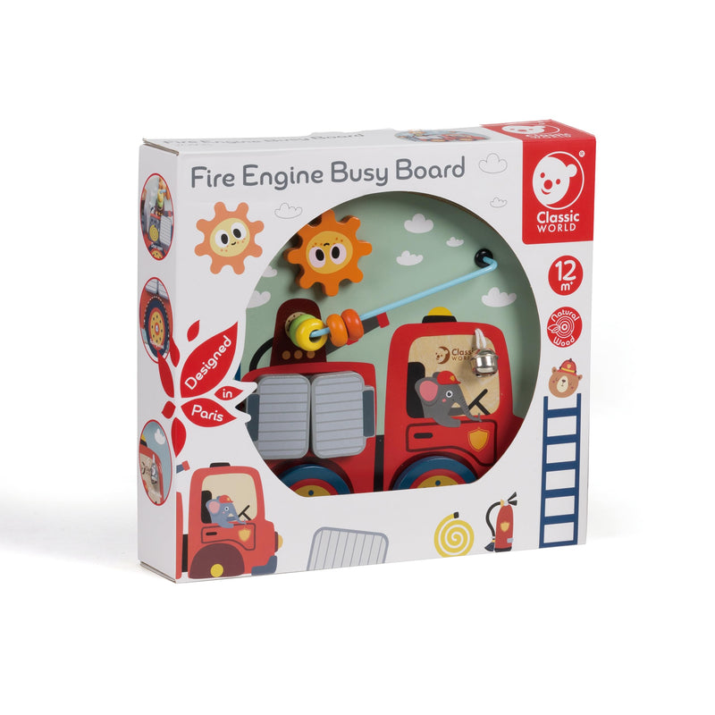 Classic World Busy Board - Fire Engine