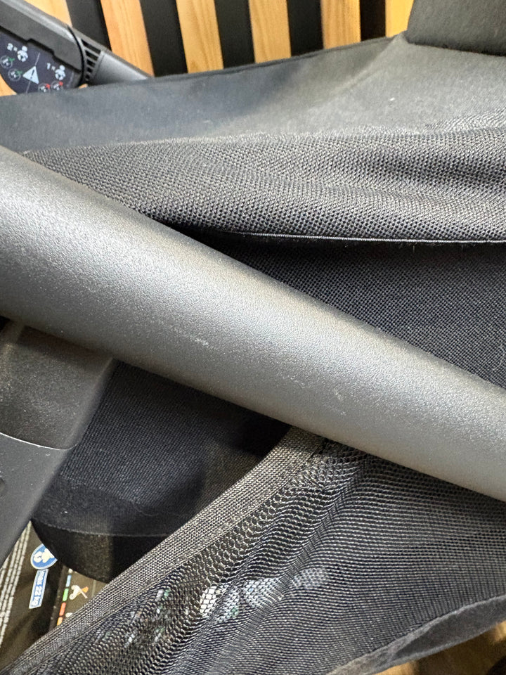 EX DISPLAY Cybex e-Gazelle Double Pushchair - Moon Black