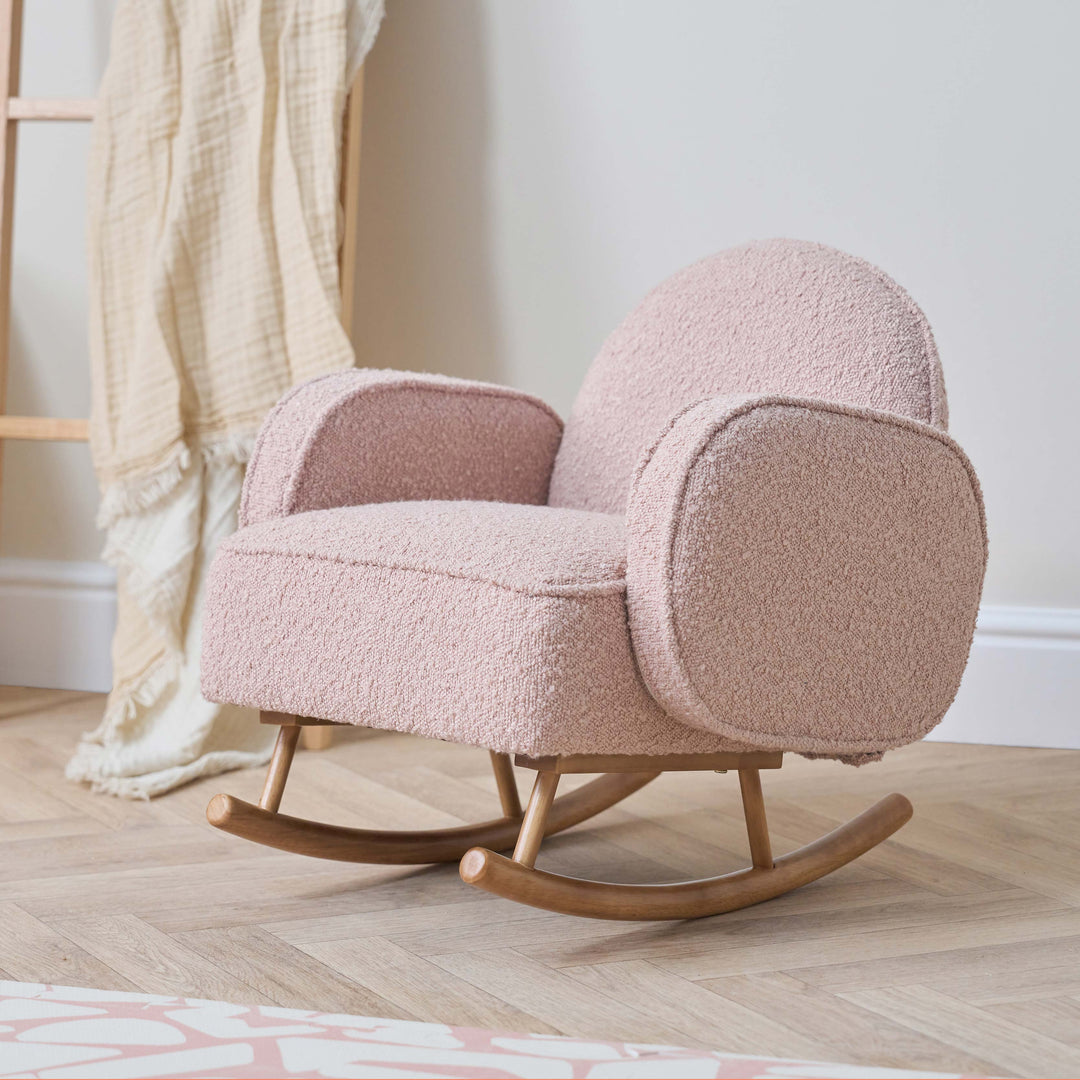 Tutti Bambini Micah Mini Me Children's Rocking Chair - Boucle Blush