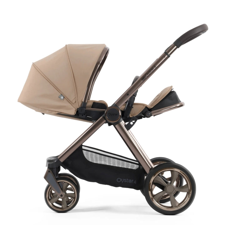 Oyster4 Travel System Bundle Inc Maxi-Cosi Pebble 360 Pro2 Car Seat - Fawn