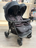 EX DISPLAY Joie Signature Estrella Twin Pushchair - Eclipse