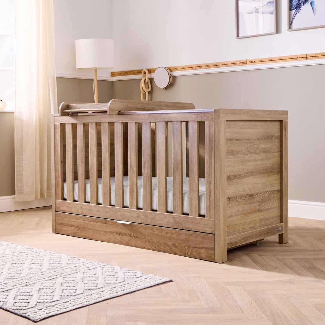 Tutti Bambini Universal Cot Top Changer - Oak