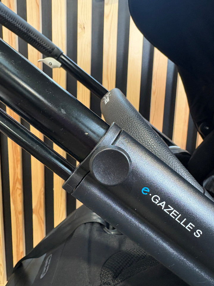 PRE LOVED Cybex e-Gazelle Twin Pushchair - Moon Black