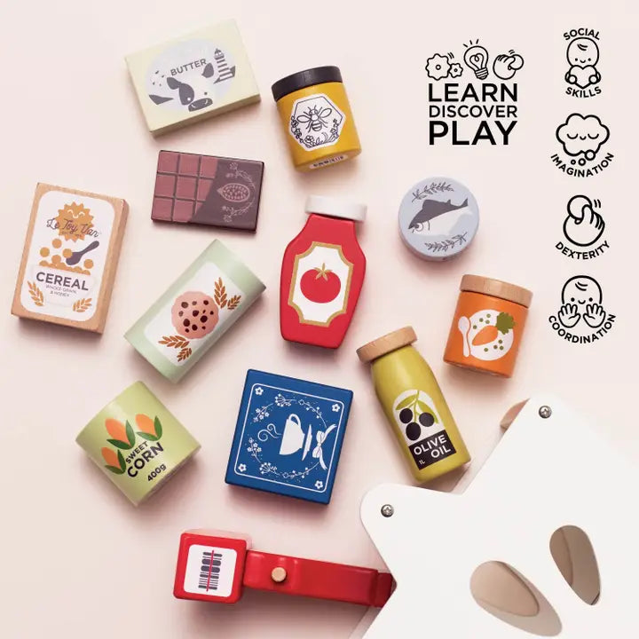 Le Toy Van Groceries Set & Scanner