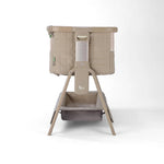 Tutti Bambini Cozee Sense Bedside Crib - Soft Walnut/Cocoa