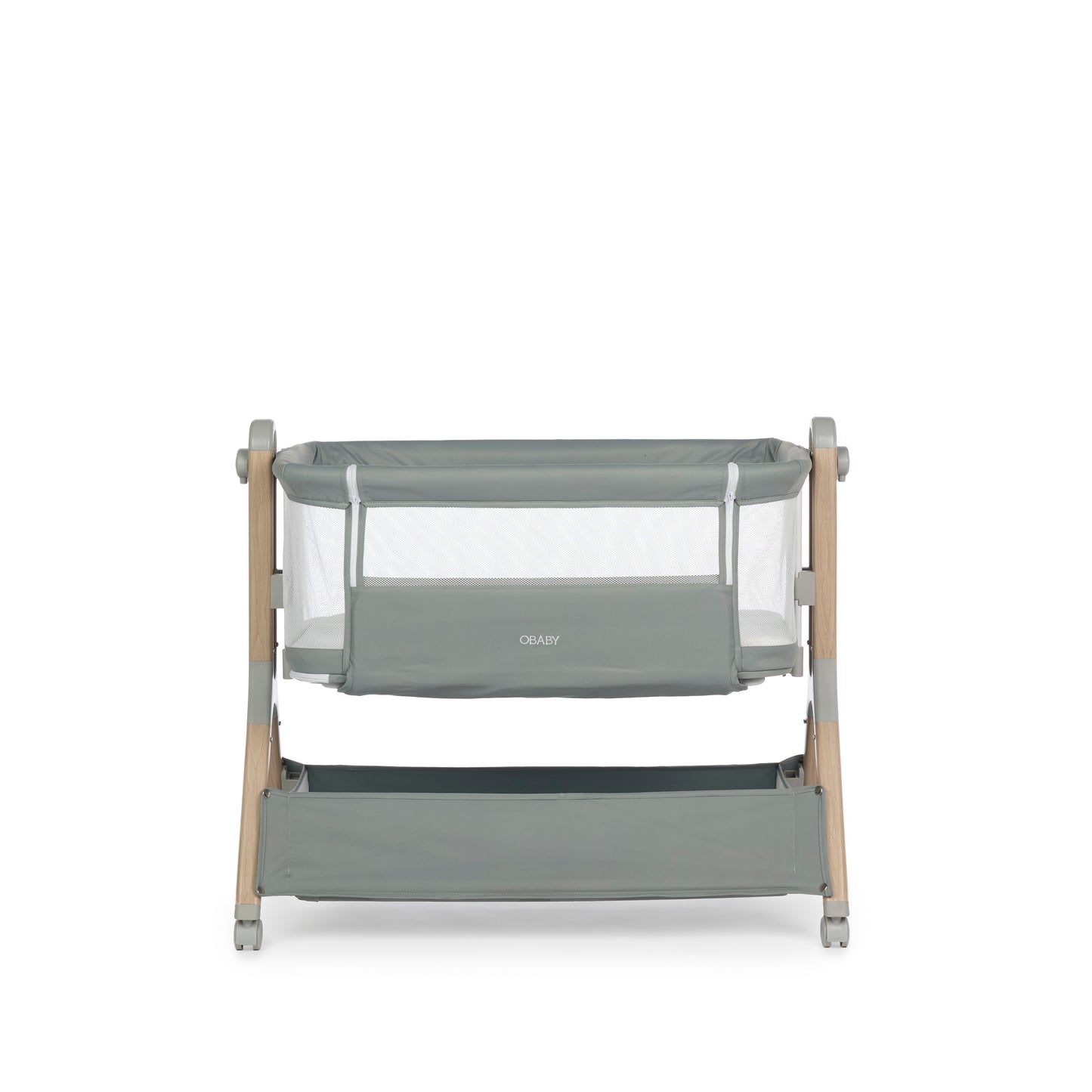 Obaby Cloud Bedside Crib - Sage