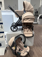 EX DISPLAY iCandy Core2 360 Car Seat Travel System Bundle - Sandstone