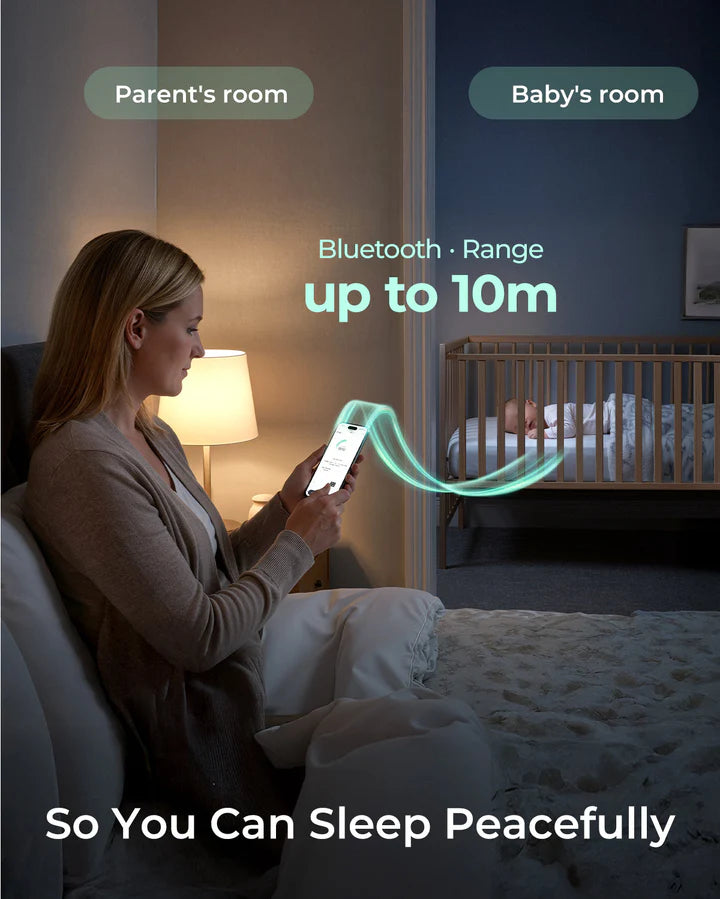 Momcozy Smart Medical-Grade Wearable Baby Thermometer