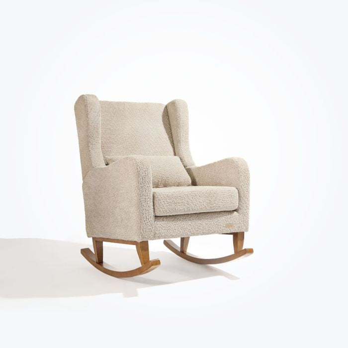 Tutti Bambini Harper Rocking Chair & Footstool - Mushroom
