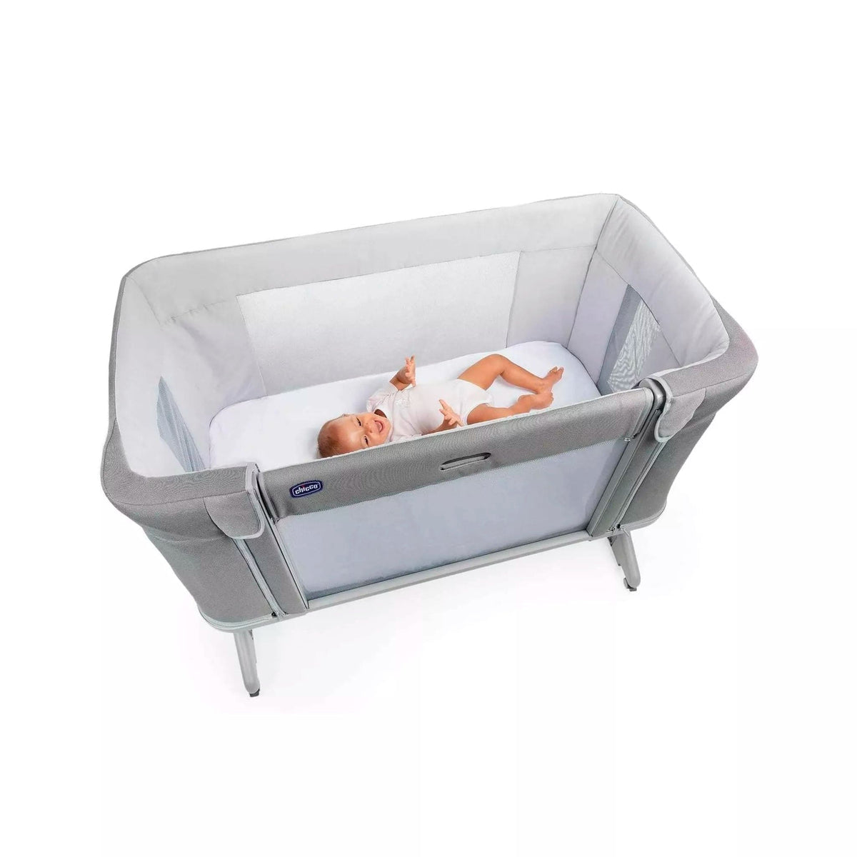 Chicco Next2Me Forever Bedside Crib To Cot - Ash Grey