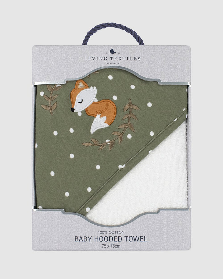 Living Textiles Hooded Towel Forest Retreat