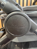 PRE LOVED iCandy Peach 7 Double Pushchair - Phantom/Truffle