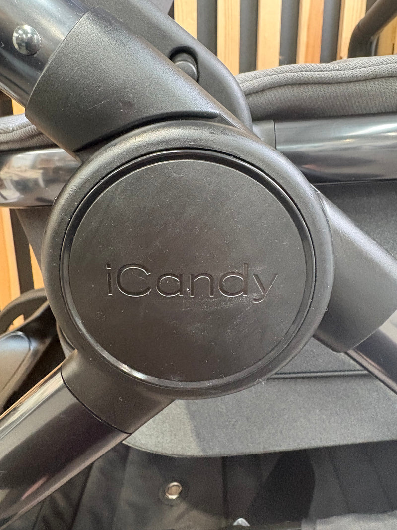 PRE LOVED iCandy Peach 7 Double Pushchair - Phantom/Truffle