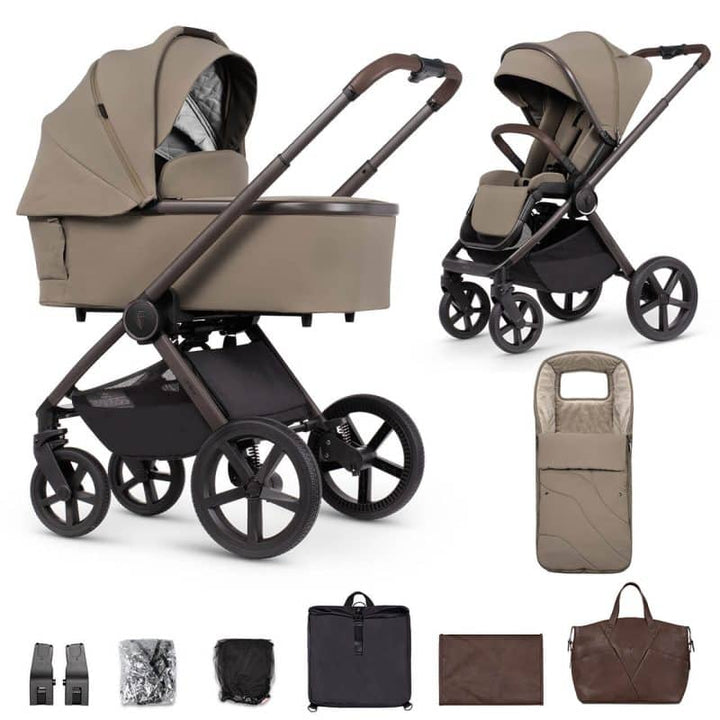 Venicci Tinum Upline Special Edition 2in1 Travel System - Powder