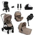 Nuna TRIV Next, LYTL Carrycot, ARRA Flex + Base Curve Travel System - Cedar
