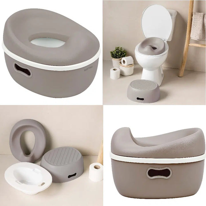 Nattou 3 in 1 Potty - Taupe