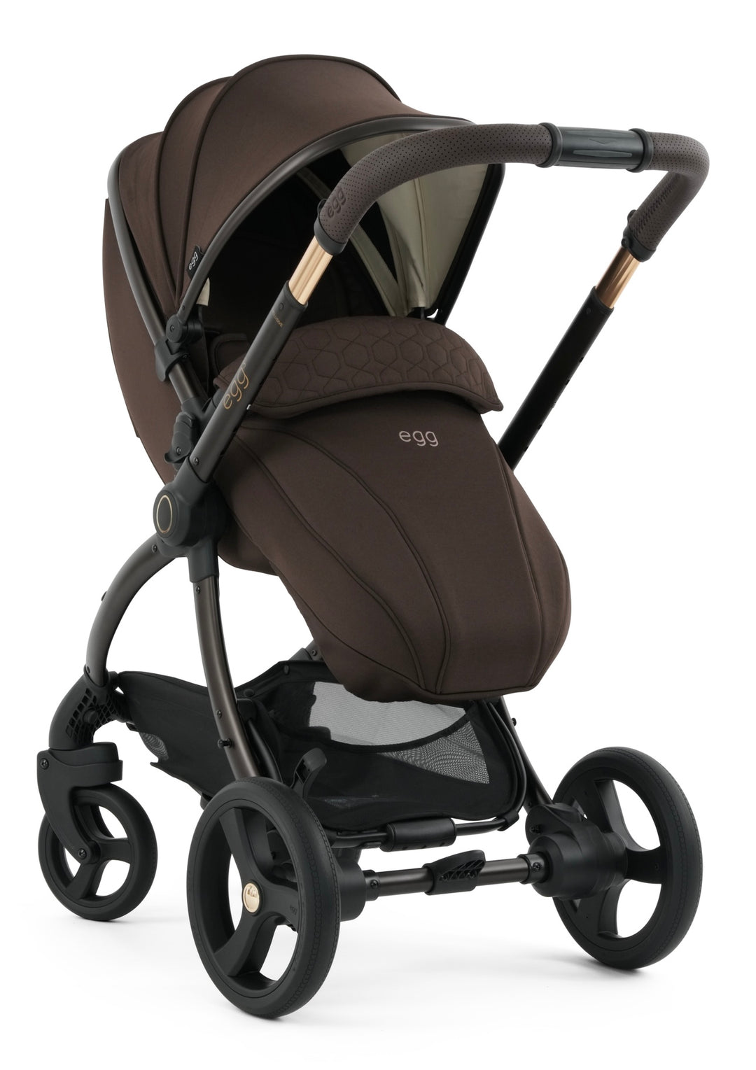 egg3 Luxury Maxi-Cosi Cabriofix i-Size Travel System Bundle - AINR Exclusive Turkish Coffee