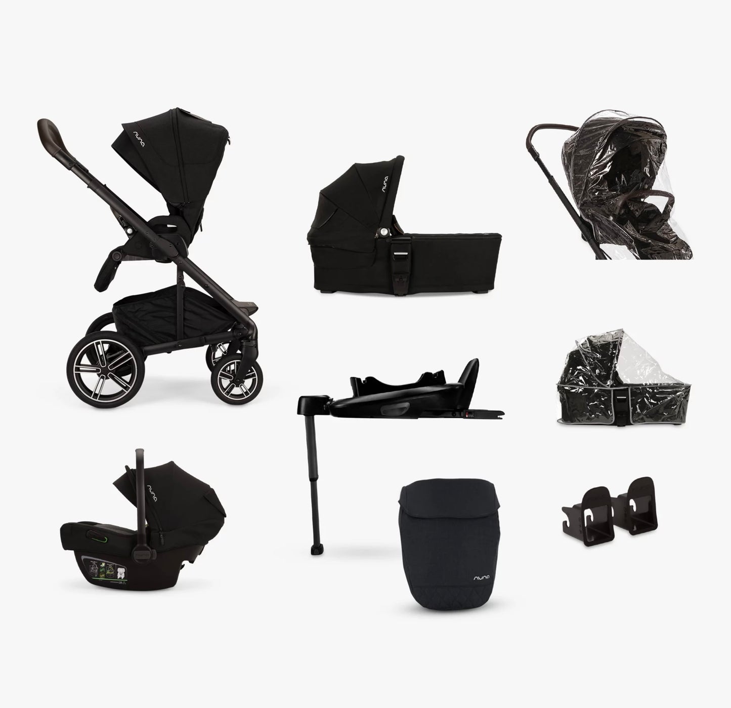 Nuna MIXX Next Generation Pipa Travel System Bundle - Caviar