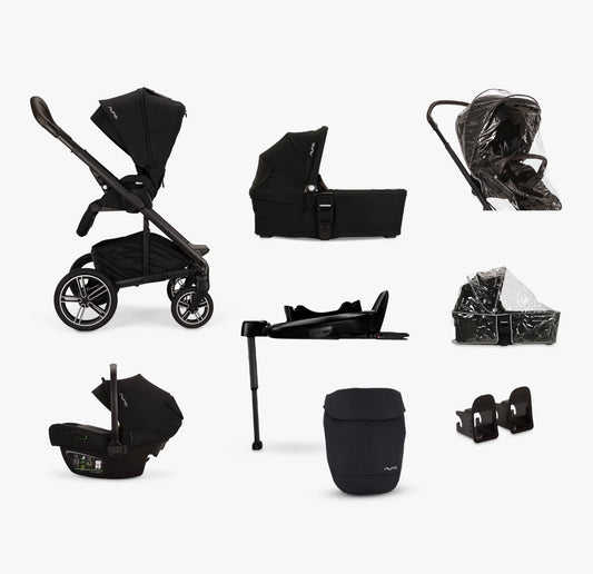 Nuna MIXX Next Generation Pipa Travel System Bundle - Caviar