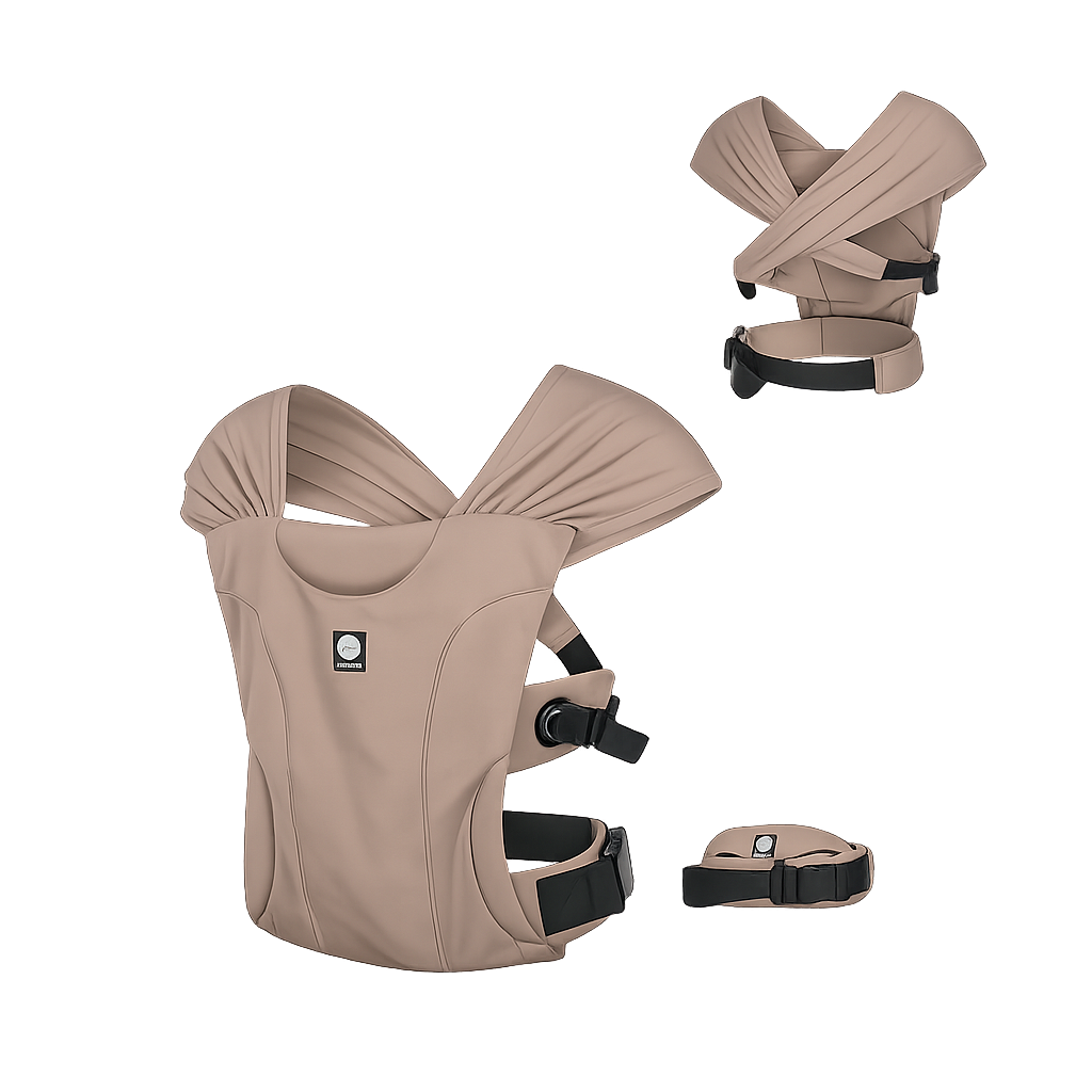Dooky Be One Ergonomic Newborn Baby Carrier – Mocha