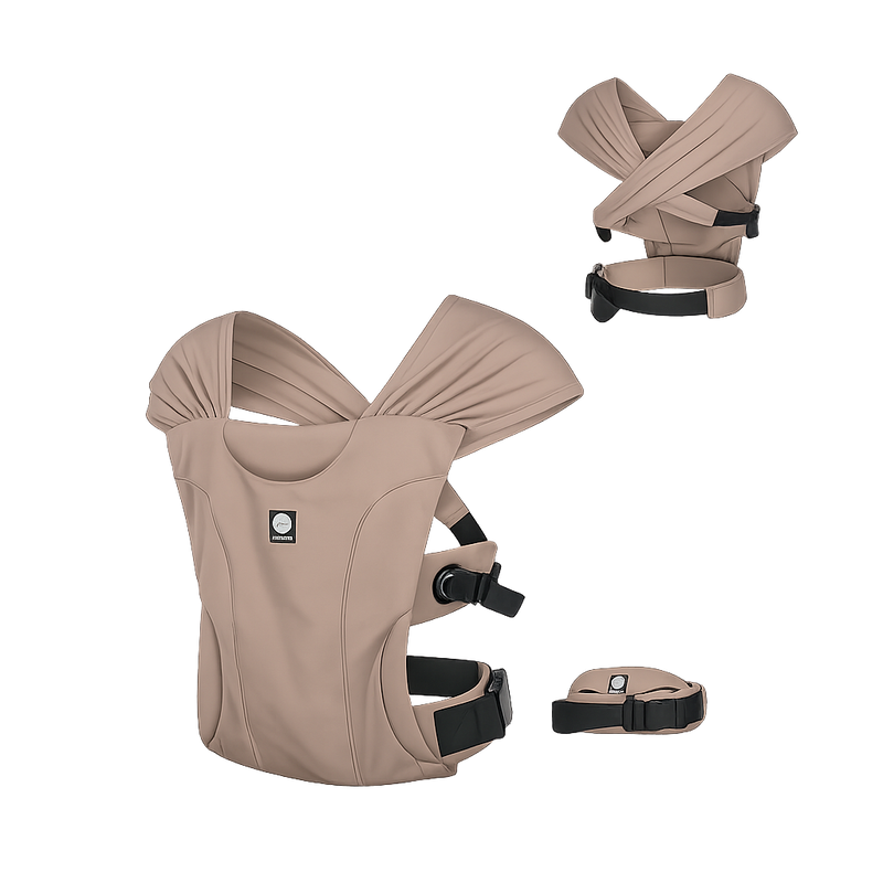 Dooky Be One Ergonomic Newborn Baby Carrier – Mocha