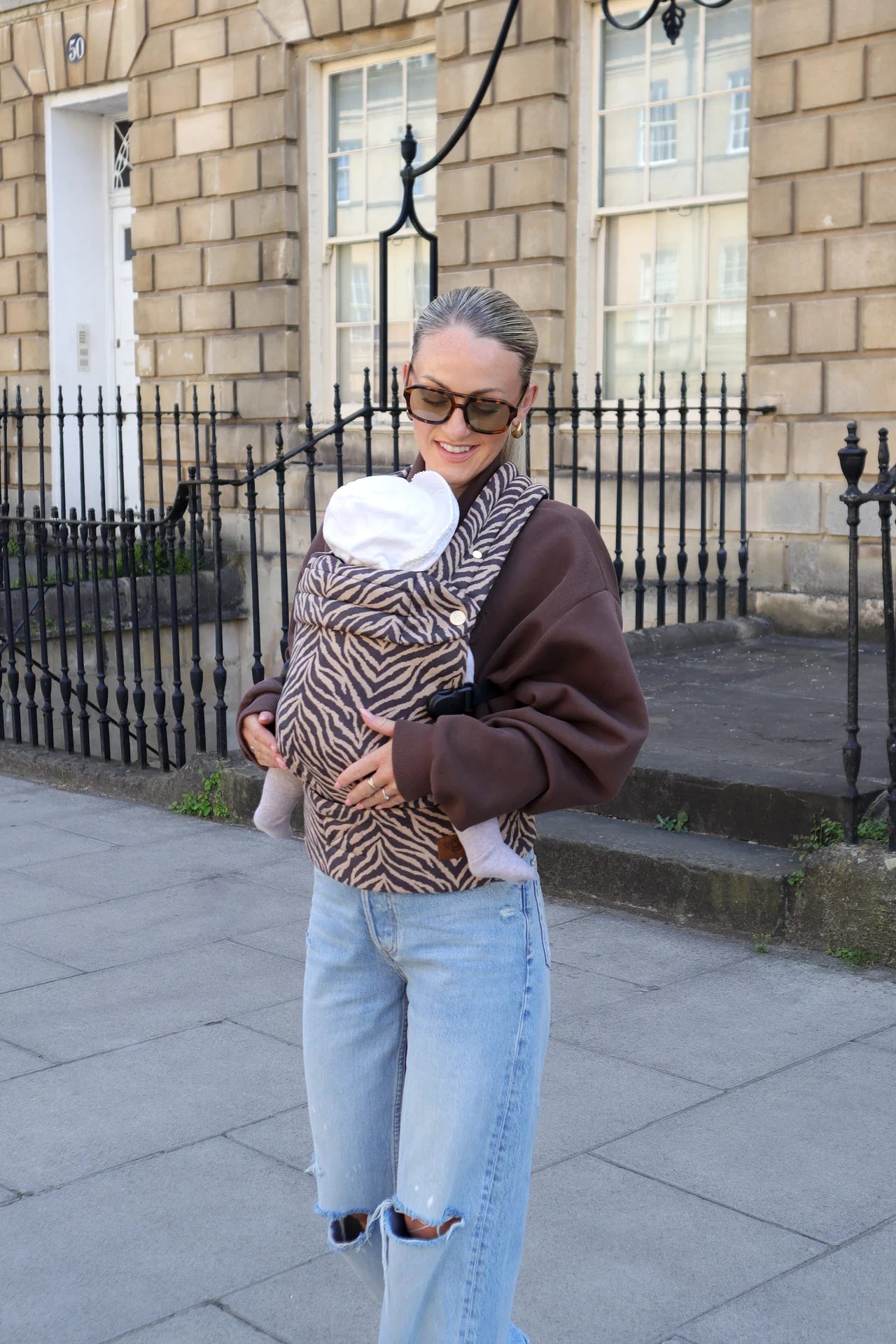 Bizzi Growin Nomad Air Animal Print Baby Carrier – Zebrano