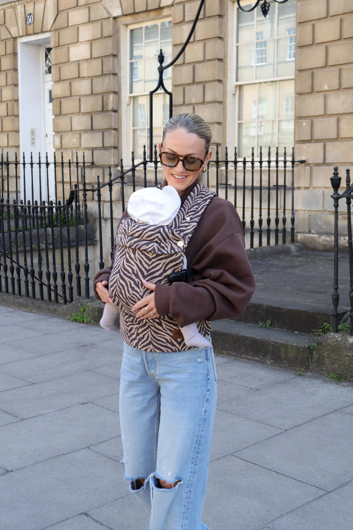 Bizzi Growin Nomad Air Animal Print Baby Carrier – Zebrano