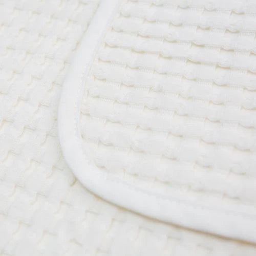Lulujo Waffle Blanket - Cream Vanilla