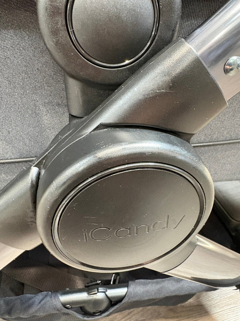 PRE LOVED iCandy Peach 7 Pram, Pushchair + Accessories - Dark Grey