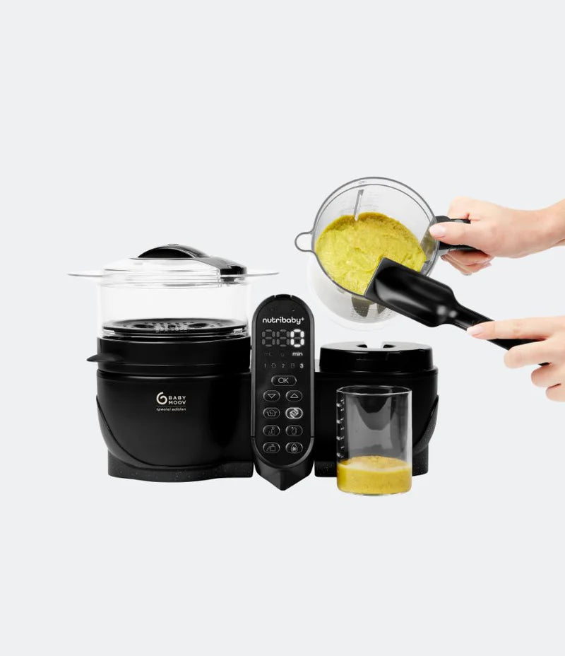 Babymoov Nutribaby+ XL Baby Food Maker - Black