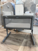 EX DISPLAY Joie Roomie Glide Bedside Crib - Foggy Grey