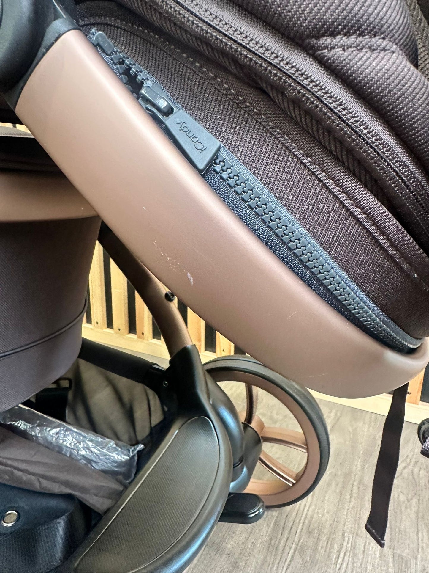 PRE LOVED iCandy Peach 7 Double Travel System - Pecan