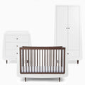 SnuzKot Skandi 3 Piece Nursery Furniture Set - Ebony