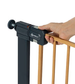 Safety 1st Easy Close Metal SecureTech Stair Gate - Natural/Black