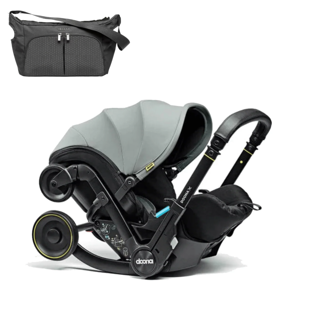 Doona X Car Seat & Stroller - Dusty Sage + FREE Essentials Bag Worth £54.99!