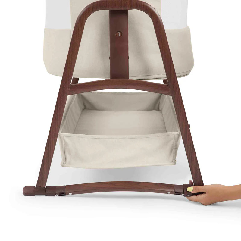 Ickle Bubba Bubba&Me Luxe Bedside Crib - Stone