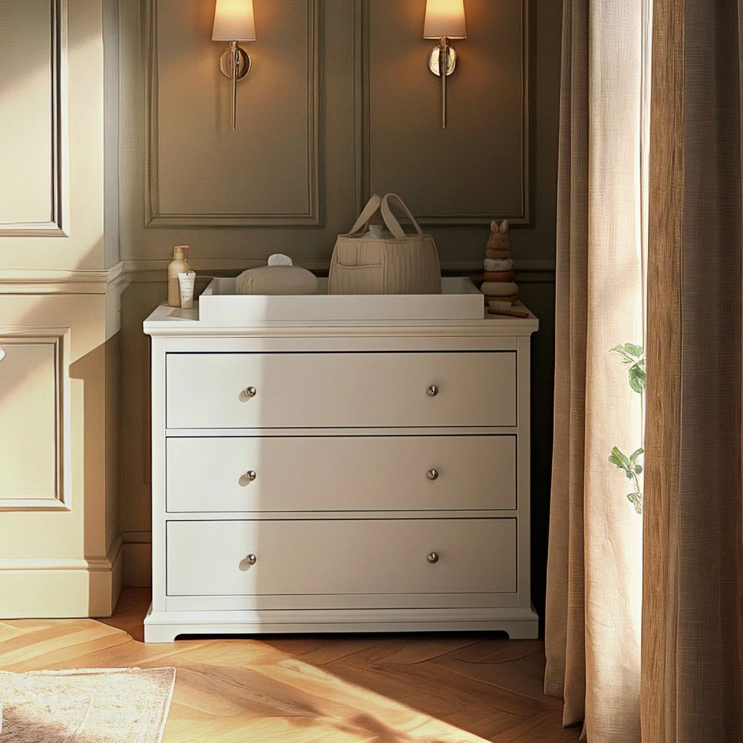 CuddleCo Beaumont 2 Piece Nursery Furniture Set - White