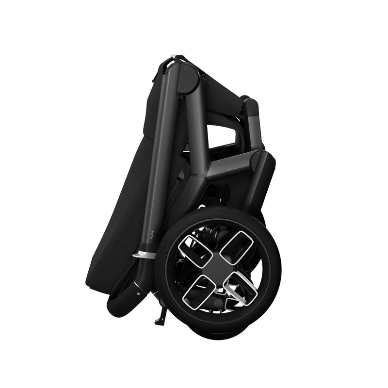 Maxi-Cosi Fame Pebble 360 8 Piece Complete Travel System Bundle - Twillic Black/Black